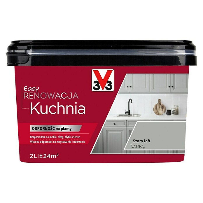 V33 Obnovitvena barva Renovation Perfection  (Siva, 2 l, Ustrezno za: Kuhinje) | 5915 - Sonstige Spezialfarben | HADH - Spezialfarben | HAD - Farben | HA - Farben | H - Innendeko/Farben | BAUHAUS