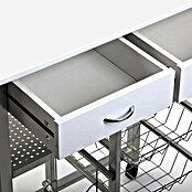 Versa Carro de cocina (L x An x Al: 76 x 40 x 82 cm, Blanco) | BAUHAUS