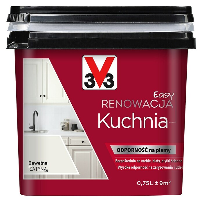 V33 Obnovitvena barva Renovation Perfection  (Bombažna, 750 ml, Ustrezno za: Kuhinje) | 5915 - Sonstige Spezialfarben | HADH - Spezialfarben | HAD - Farben | HA - Farben | H - Innendeko/Farben | BAUHAUS