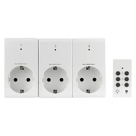 Voltomat  Funksteckdosen-Set 3+1