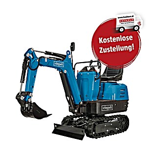 Scheppach Minibagger EXC815 (6,3 kW, Motor: Benzin 4-Takt, Schwenkbereich: 360 °)