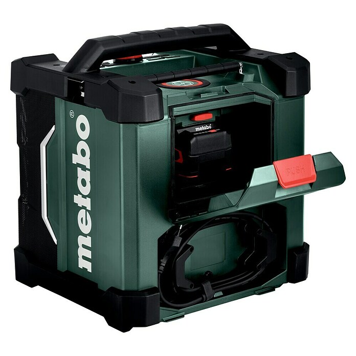 Metabo CAS 18V Accubouwradio RC 12-18 32 W BT DAB+ (18 V, Excl. accu, 87,5 - 108,0 kHz FM) | BAUHAUS