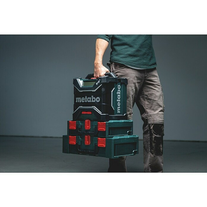 Metabo CAS 18V Accubouwradio RC 12-18 32 W BT DAB+ (18 V, Excl. accu, 87,5 - 108,0 kHz FM) | BAUHAUS