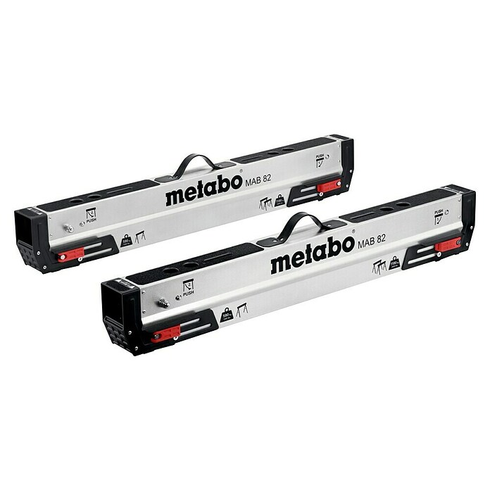 Metabo Juego de caballetes de trabajo MAB 82 (Acero, 2 pzs.) | BAUHAUS
