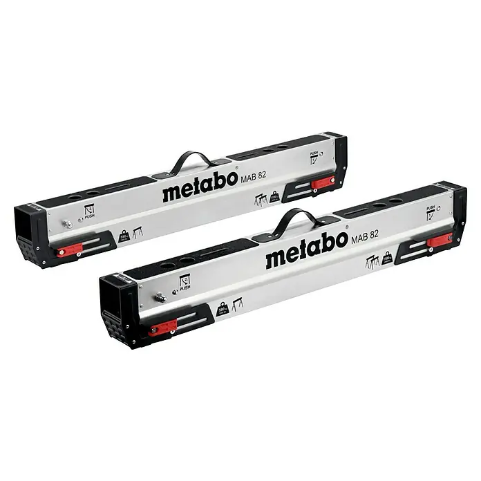Metabo Arbeitsblock-Set - Stahl, 2 -tlg. - Metabo MAB 82 Magnet-Kernbohrmaschine: Robust und leistungsstark, ideal für anspruchsvolle Bohrarbeiten in Stahl und Metall.