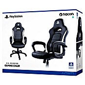 Nacon Silla de oficina licencia PlayStation (Para Gamers, Negro/Blanco, Ruedas) | BAUHAUS