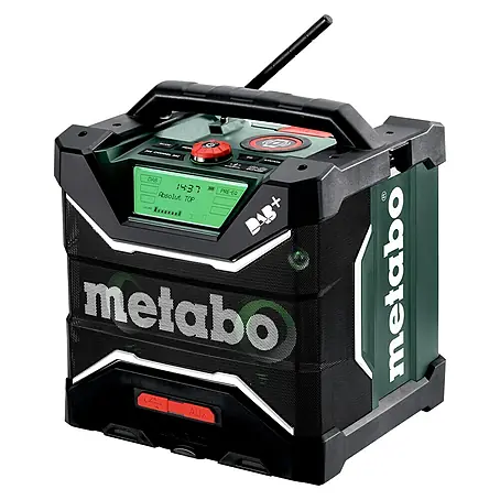 Metabo CAS 18V Akku-Baustellenradio RC 12-18 32 W BT DAB+