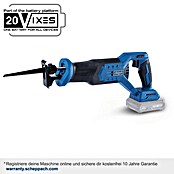 Scheppach IXES 20V Akku-Säbelsäge BC-RS250-X (20 V, Ohne Akku, Hublänge: 28 mm) | BAUHAUS
