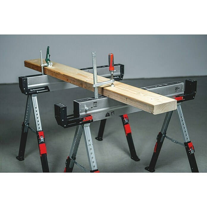Metabo Juego de caballetes de trabajo MAB 82 (Acero, 2 pzs.) | BAUHAUS