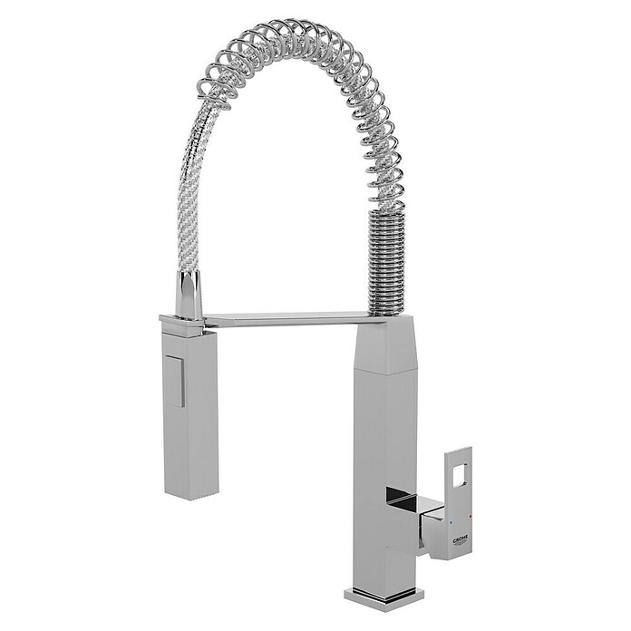 Grohe Eurocube Spültischarmatur (Chrom, Glänzend, Spiralfeder)