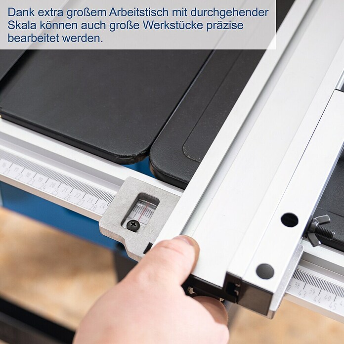 Scheppach Tischkreissäge HS254 (2 200 W, Durchmesser Sägeblatt: 254 mm, Schnitttiefe bei 90 °: 0 mm - 85 mm) | BAUHAUS