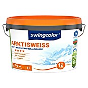 swingcolor Wandfarbe (Schneeweiß, 1 l, Matt, Konservierungsmittelfrei)