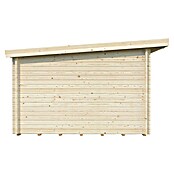 Palmako Caseta de jardín Lea Slide Plus (Medidas ext. (An x Pr): 494 x 402 cm, Madera sin tratar, Natural) | BAUHAUS