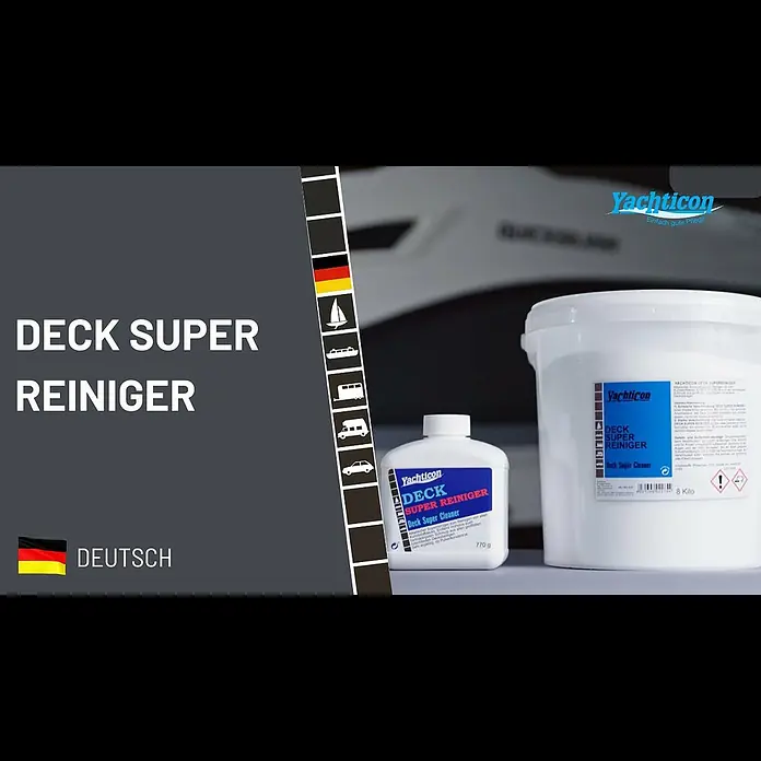 Yachticon Deck-Reiniger Super - Pulver, 770 g - Yachticon Deck Superreiniger - Anwendung & Anleitung