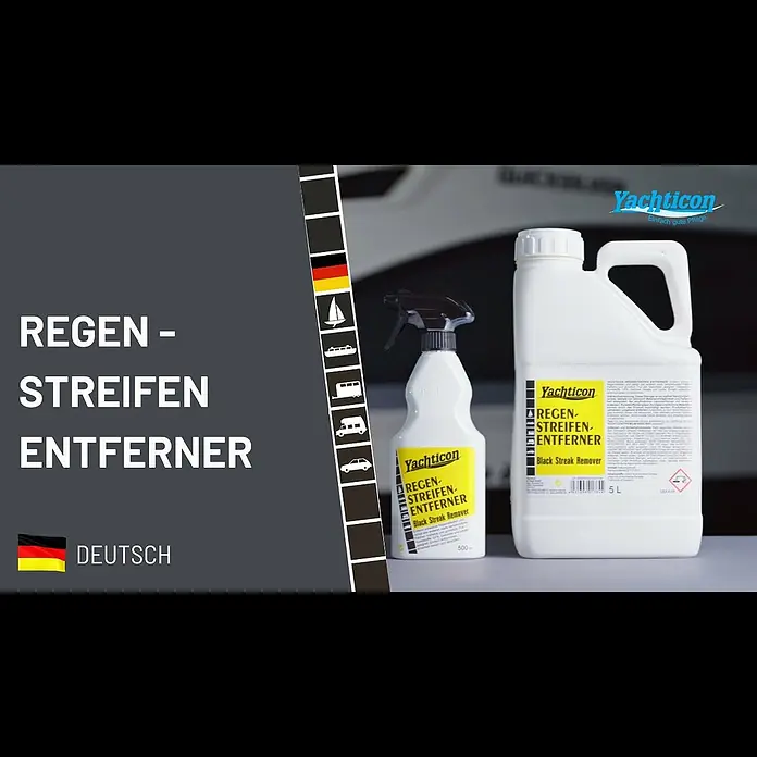 Yachticon Regenstreifen-Entferner - Flüssig, 500 ml - Yachticon Regenstreifen Entferner - Anwendung & Anleitung