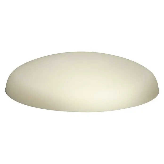 Portaferm Türpuffer - Durchmesser: 40 mm, Weiß, 2 Stk. - Runde, cremefarbene Deckenleuchte, die ein sanftes, diffuses Licht abgibt und eine moderne Ästhetik in jeden Raum bringt.