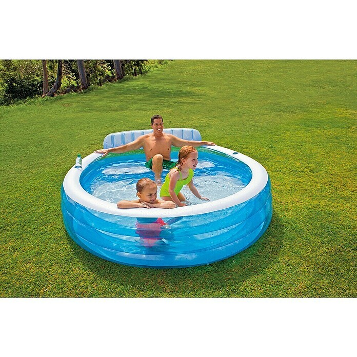 Intex Planschbecken (Ø x H: 224 x 79 cm, 640 l, Blau)