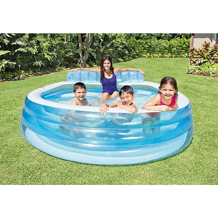 Intex Planschbecken (Ø x H: 224 x 79 cm, 640 l, Blau)