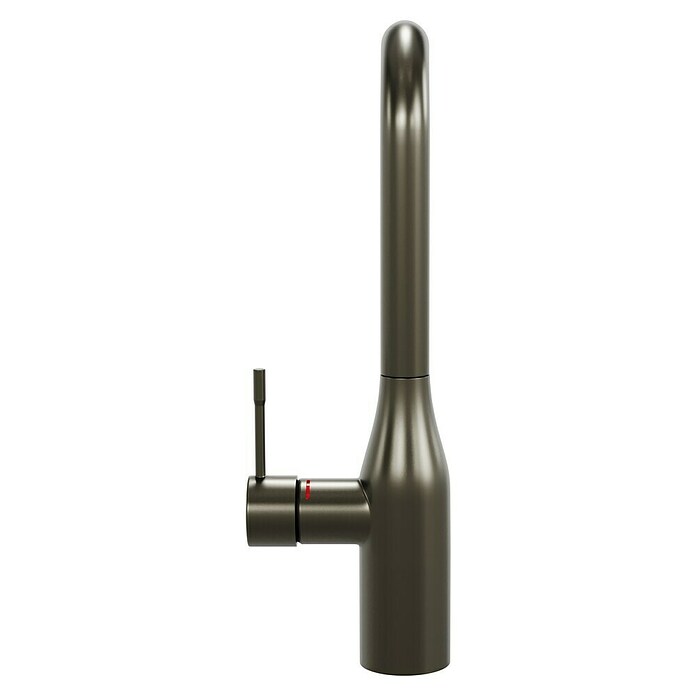 Grohe Essence Spültischarmatur (Hard Graphite, Matt, Ausziehbare Dual-Spülbrause)