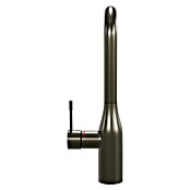 Grohe Essence Spültischarmatur (Hard Graphite, Matt, Ausziehbare Dual-Spülbrause)