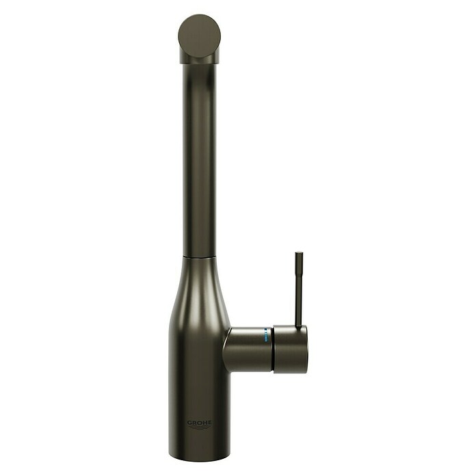 Grohe Essence Spültischarmatur (Hard Graphite, Matt, Ausziehbare Dual-Spülbrause)