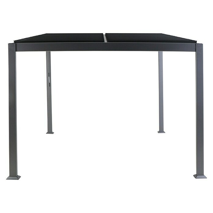 Sunfun Anstellpavillon (L x B x H: 300 x 300 x 255 cm, Anthrazit)