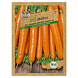 Sperli Zelenjavna semena BIO korenje (Bio, Daucus cardeče barvea, Čas žetve: Junij)