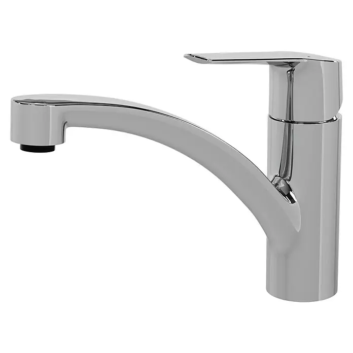 Grohe QuickFix Spültischarmatur Start - Ausladung Armatur: 227 mm, Chrom, Schwenkbereich: 140 ° - Elegante Chromarmatur mit geschwungenem Auslauf und modernem Design. Ideal für Bad und Küche.