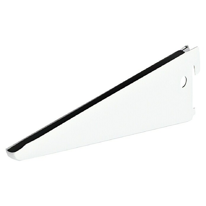 Dolle Soporte de estanterías doble (Largo: 220 mm, Carga soportada: 55 kg, Blanco)