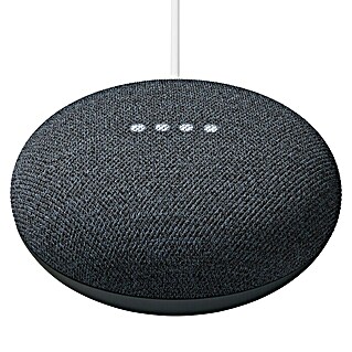 Google Nest Sprachgesteuerter Lautsprecher Mini (Carbon, Netzbetrieben, Kabellänge: 1,5 m)