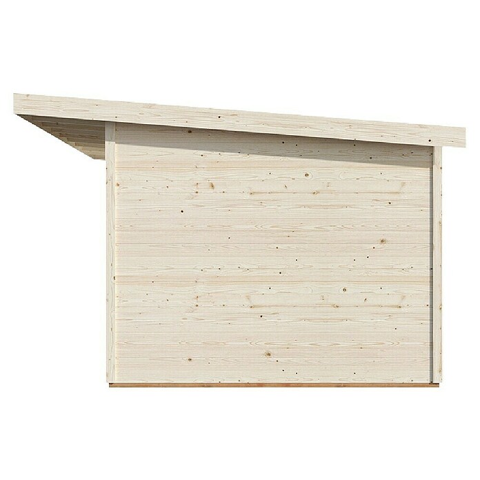 Palmako Caseta de jardín Andrea Slide (Medidas ext. (An x Pr): 715 x 402 cm, Madera, Natural) | BAUHAUS