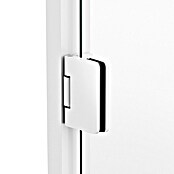 GME Mampara de ducha frontal Glass (121,7 x 195 cm, Espesor de vidrio: 6 mm, Blanco) | BAUHAUS
