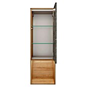 Lanzet Dune Midischrank (B x T x H: 40,3 x 32,5 x 121,6 cm, Berg Eiche/Grau-Marmor, DIN Anschlag: Rechts) | BAUHAUS