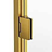 GME Mampara de ducha frontal Glass (96,7 x 195 cm, Espesor de vidrio: 6 mm, Oro) | BAUHAUS