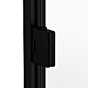 GME Mampara de ducha esquinera Glass K (L x An x Al: 40 x 40 x 195 cm, Negro) | BAUHAUS