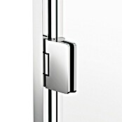 GME Mampara de ducha esquinera Glass K (L x An x Al: 70 x 50 x 195 cm, Cromo, Espesor de vidrio: 8 mm) | BAUHAUS