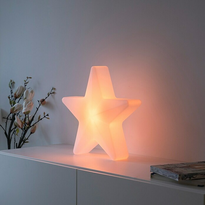 Led-decoratielamp met Accu - Ster 39,5 cm (l x b x h: 41 x 9,5 x 39,5 cm) | BAUHAUS