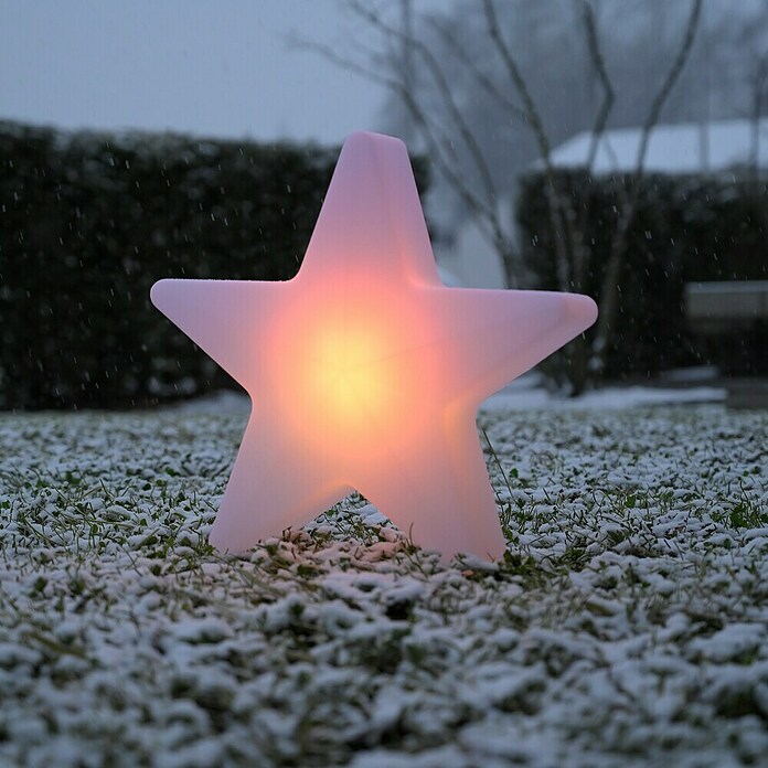 Led-decoratielamp met Accu - Ster 39,5 cm (l x b x h: 41 x 9,5 x 39,5 cm) | BAUHAUS