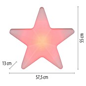 Led-decoratielamp met Accu - Ster 55 cm (l x b x h: 57,5 x 13 x 55 cm) | BAUHAUS
