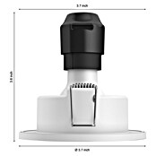 Philips Hue LED-Einbauleuchten-Set rund White and Color Ambience Xamento (4,2 W, Chrome, 3 Stk., RGBW) | BAUHAUS