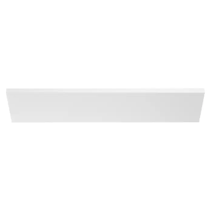 Philips Hue LED-Deckenleuchte Datura - 67 W, L x B x H: 120 x 30 x 5 cm, Weiß - Klare, weiße, rechteckige Paneele mit subtilen Abstufungen. Ideal für moderne Raumgestaltungen und minimalistische Designs.