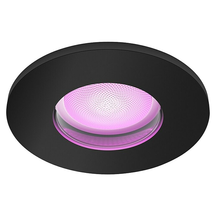 Philips Hue LED-Einbauspot White & Color Ambiance Xamento (RGBW, Durchmesser: 9,4 cm, Schwarz) | BAUHAUS