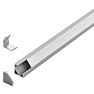 Eglo Profil Corner Profile 2 (100 x 1,8 x 1,8 cm, Aluminium, Aluminium)