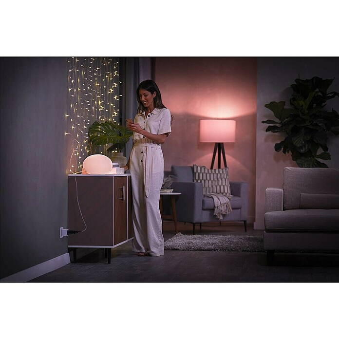 Philips Hue Funksteckdose Plug (Weiß, Max. Anschlussleistung: 2 300 W, 3 Stk.) | BAUHAUS