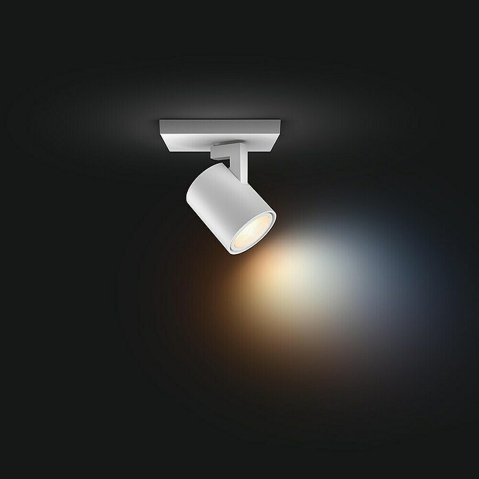 Philips Hue LED-Deckenstrahler White Ambience Runner Erweiterung (4,2 W, L x B x H: 9 x 11 x 10,7 cm, Weiß, Mehrfarbig) | BAUHAUS
