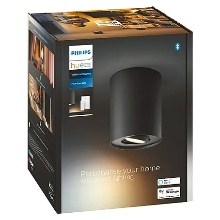 Philips Hue LED-Deckenstrahler White Ambiance Pillar