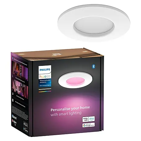 Philips Hue LED-Einbauspot White & Color Ambience Slim Recessed S