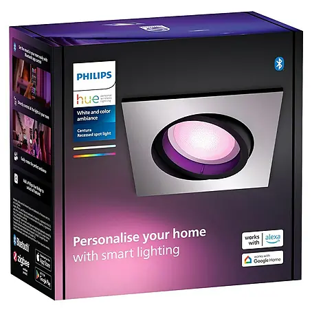 Philips Hue LED-Einbauleuchte White and Color Ambience Centura