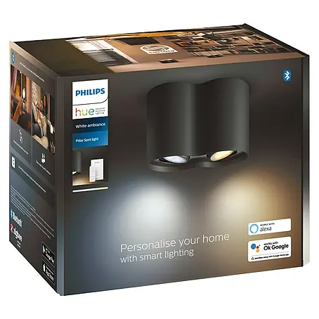 Philips Hue LED-Deckenstrahler White Ambience Pillar