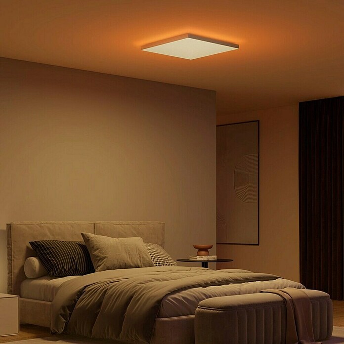 Philips Hue LED-Deckenleuchte Datura (67 W, L x B x H: 60 x 60 x 5 cm, Weiß) | BAUHAUS